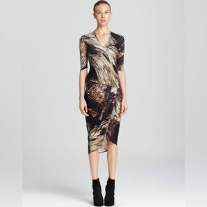 HELMUT LANG Drift Drape Dress Size M